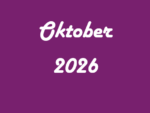 25.10.2026 - Reservierung