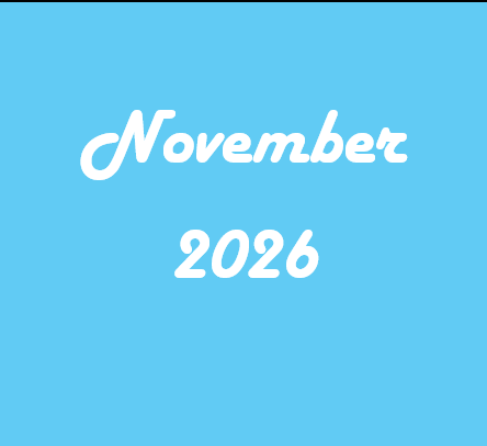 14.11.2026 - Reservierung